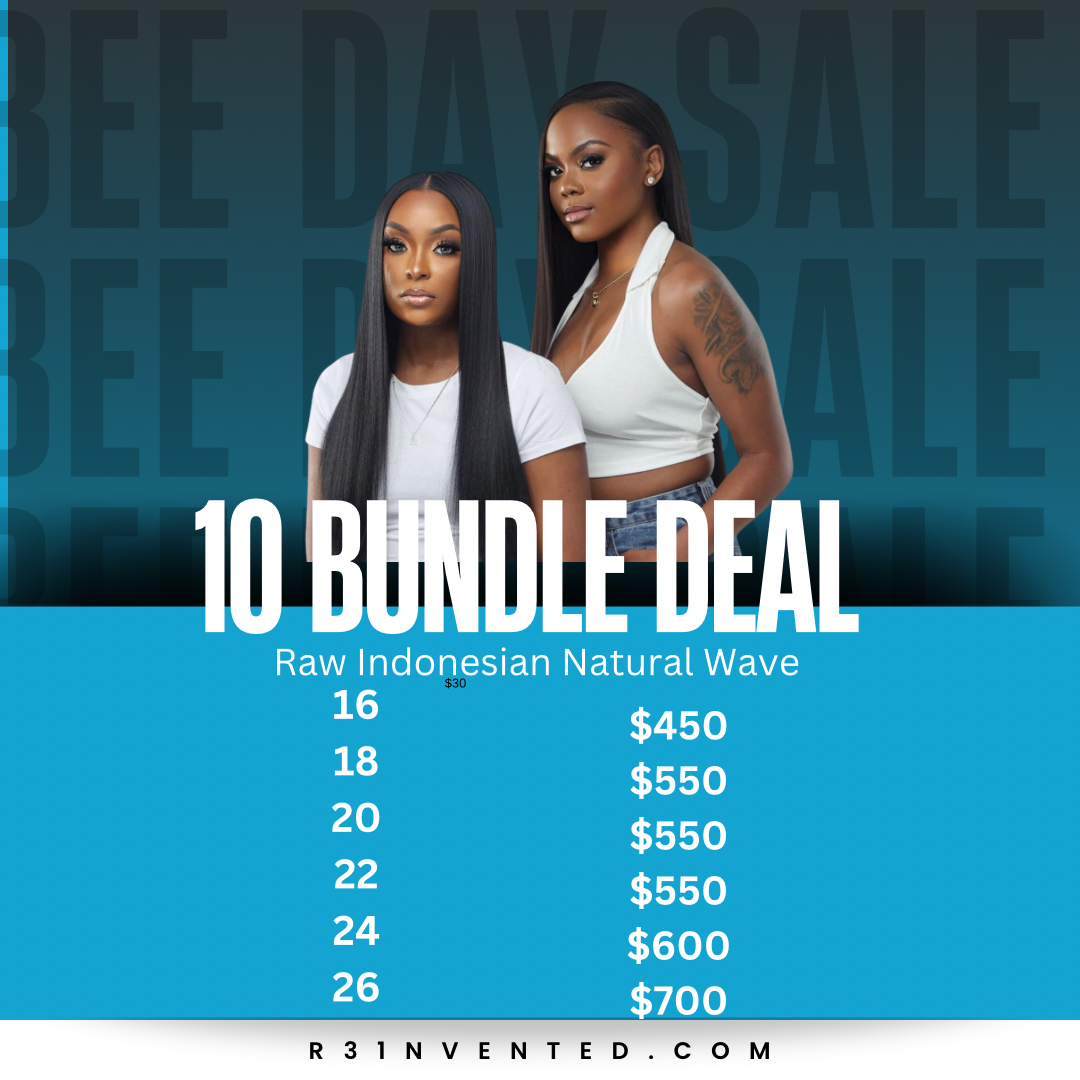 10 Bundle Deal (Raw Indonesian Natural Wave)