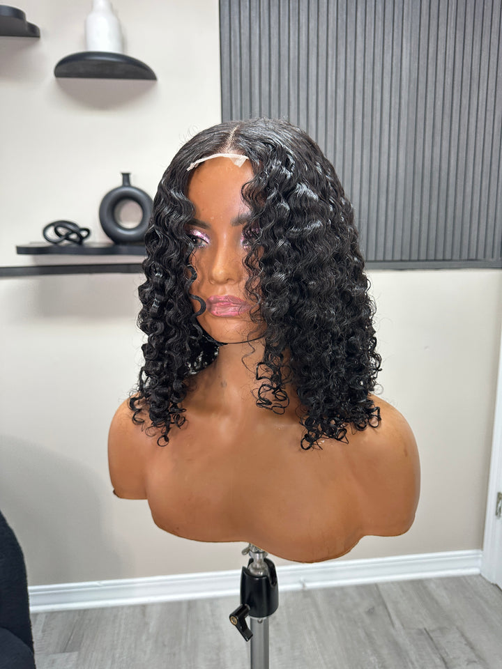2x6 14 inch Burmese Curly wig (size small) sold as is